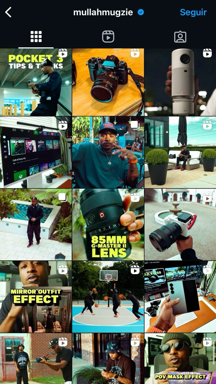 MULLAHMUGZI Instagram grid
